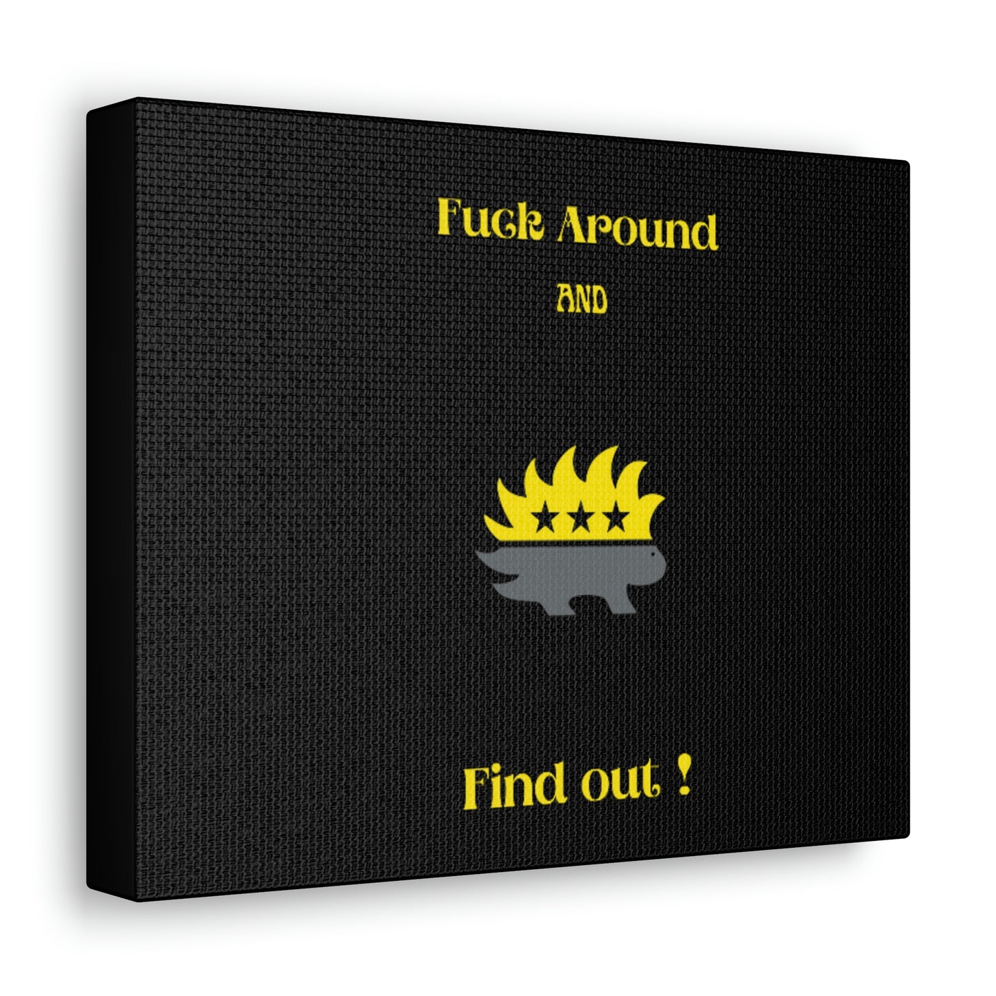Fuck Around And Find Out! Canvas